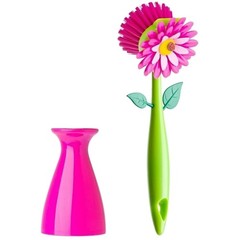 Flower Power Kitchen Scrub Brush Set – Dishwasher Safe