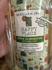 Beekman 1802 Happy Place Odor Eliminator, Sweet Grass Scent, 20 fl Oz-NEW!!