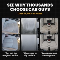 CAR GUYS Interior Car Cleaner for Tough Stains | Stain Remover for Car Seats,…
