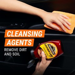 Armor All Car Leather Conditioner Gel, Interior Cleaner 18 Fl Oz (Pack of 1)