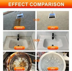 Rust Remover Powder Concrete Stain Remover | Indoor Outdoor Surfaces | Quickly