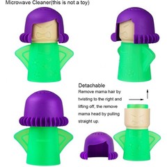 Angry Mama Microwave Cleaner Non Toxic Steam Cleaning Easy Kitchen Tool New