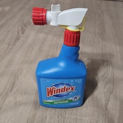 Windex Outdoor Glass & Patio Cleaner, 32 Fl. Oz., Connects to Hose End