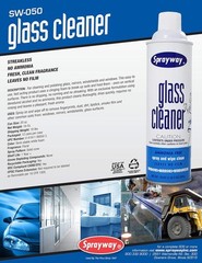 Sprayway Glass Cleaner with Foaming Spray for a Streak-Free Shine 12 Pack