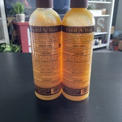 2 Bottles 16 Oz. Howard Feed-N-Wax Wood Polish and Conditioner For Antiques New