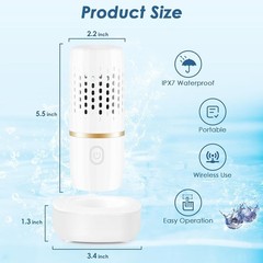 Vegetable and Fruit Cleaner Machine, Purified Water-Proof Fruit Cleaning Device