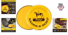 Fiebing’s 3.5 oz Yellow Saddle Soap – Leather Cleaner & Conditioner