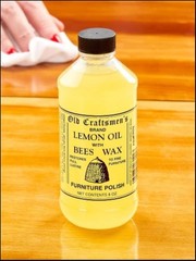 Old Craftsmen’s Lemon Oil with Bees Wax Wood Furniture Polish 8oz