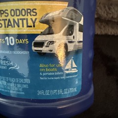 Rid-X Deodorizer Holding Tank Fresh Scent Liquid RV Boats Toilet Camper – 24oz.