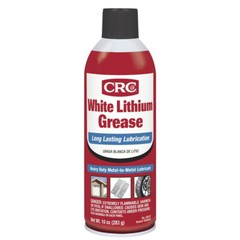 CRC 1750880 White Lithium Grease with NLGI Approval 10 oz. (Pack of 12)