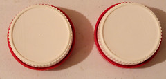 1970s TWINKLE Copper Pots and Pans Cleaner Containers TWO