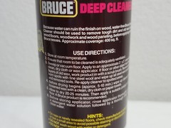 Bruce Deep Cleaner Cleans Wood and Removes Wax Wood Floors & Paneling 22 Fl Oz