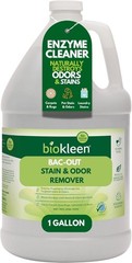 Bac-Out Enzyme Odor & Stain Remover, 128oz, Eco-Friendly, Carpet & Fabric