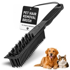 Slick Products Heavy-Duty Rubber Interior Pet Hair Removal Brush – Automotive…