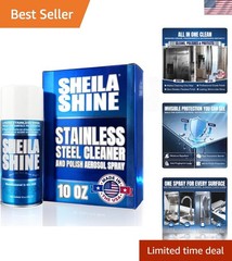 10oz Stainless Steel Cleaner and Polish – Cleans, Polishes & Protects Kitchen…
