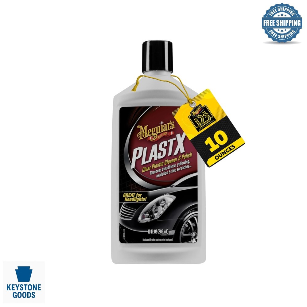 PlastX 10oz Plastic Cleaner & Polish for Headlights & Windows