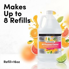 SuperCharged All Purpose Cleaner Refill with Smart Probiotic + Enzyme Complex,