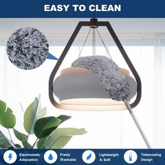 100 Inch Retractable Gap Dust Cleaner Cleaning Tools & Microfiber Feather Duster