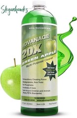 USAdvanage 20X Degreaser Household Cleaner Concentrate Refill, 32 oz Citrus