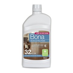 Bona Hardwood Floor Polish 32oz Low Gloss Cleaner for Wood Floors 500 Sq Ft
