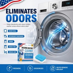Bio-Enzyme Washing Machine Cleaner Tablets 24 Pack, 5X Power Deep Cleaning Wa…