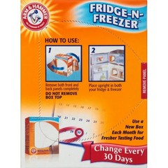(5 pack) ARM & HAMMER Baking Soda Fridge-n-Freezer Odor Absorber, 14 oz Box