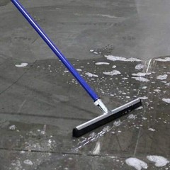 22 in. Dry Floor Squeegee for Garage, Driveway, Sidewalk Tile Dry Cleaner Broom