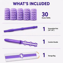 30 Count 360°Heavy Duty Duster Refills, Multisurface Duster Refills Only