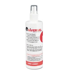 New ! 10 x 8 ox Universal Dry Erase Board Spray Cleaner Unv-43661