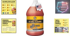 AC Coil Cleaner for All Condensers & Evaporators | No Rinse Evaporator Coil C…