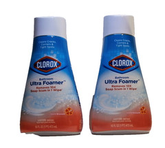 CLOROX Bathroom Ultra Foamer REFILL Removes 10X soap scum Island Blossom SCENT 2