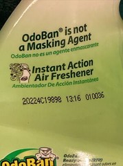 2x OdoBan Disinft Fabric Air Spray Kills 99.9 on Multi Surfaces 27 oz Bottles