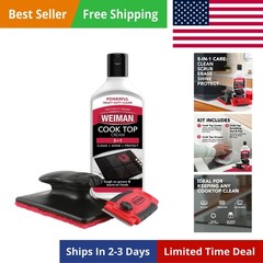 Glass & Ceramic Cooktop, Stove Top & Oven Cleaner Kit – Kitchen Cleaner Cream…