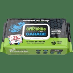 Heavy Duty Automotive Wipes Grease Oil Cleaning Safe on Hands 90 Count New