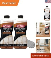 32 Oz Wood Floor Polish Bundle – Micro-filling Technology for Lasting Shine