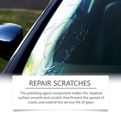 Automotive Glass Repair Kit Fluid Fix Car Windshield Resin Chip Crack Tool