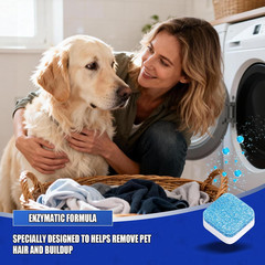 Washing Machine Cleaner Tablets – 24 Pack (12 Month Supply) | HE Compatible for