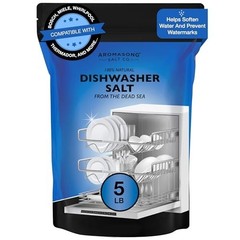 Natural Dishwasher Salt 5 LB – Water Softening Agent for Cleaner Dishes & Washer