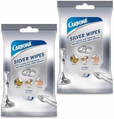 All-Purpose Silver Wipes – Clean & Polish Metals Effortlessly – 12 Wipes/Pack