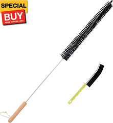 Dryer Lint Brush Vent Cleaner 30 inch Refrigerator Coil Cleaning Brushes Clothes