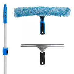 Total Pro Kit W/14 In. Scrubber, 12 In. Squeegee and 6 Ft. Telescoping Connect &