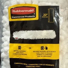 2 RUBBERMAID Commercial MDL#2190660 Dusting Wand Sleeves Microfiber Flex 22in.