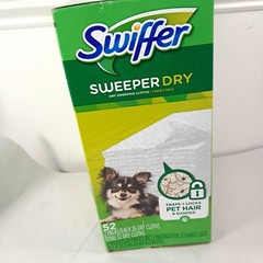 NEW Swiffer Sweeper Dry PET Sweeping Cloths Refills 52 count hair & dander