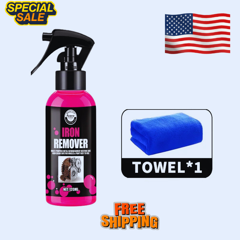 All-Purpose Rust Remover Spray 120ML Fast-Acting Iron Oxidation Eliminator