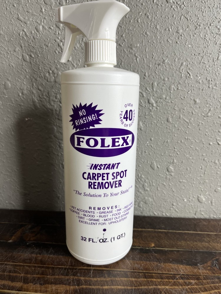 Folex Instant Carpet Spot Remover 32oz Spray Bottle 2-pack