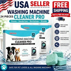 Eliminating Clean Washing Machine Cleaner Tablet – 24 Pack For a 12 Month Supply