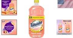 Elevate Your Home with 2X Peach Scent Multi-Purpose Cleaner, 56 fl oz – No Rinse