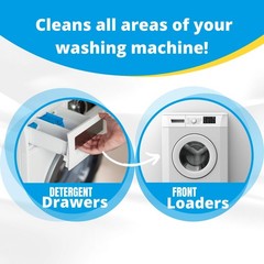 Washing Machine Cleaner Eliminates Odor Residue Cleaning Tablets 6 PCS