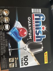 Finish Quantum Powerballs Automatic Dishwasher Detergent Tabs – 2 x 50