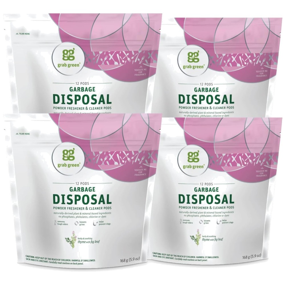 Mineral-Based Disposal Cleaner Pods, 48ct